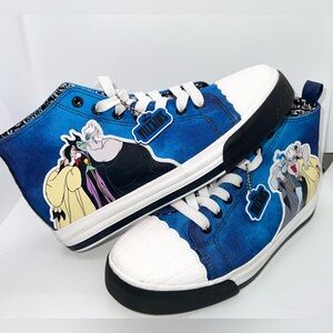 Disney Villains High-Top Sneakers Size 8 Women’s